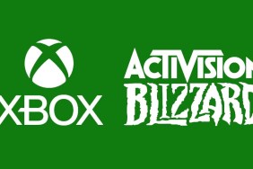 The Xbox and Activision Blizzard logos on a bright, green background.